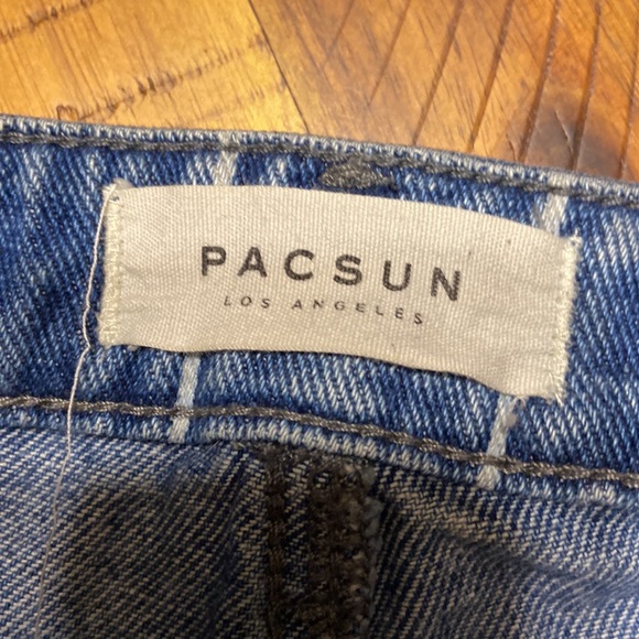 Pacsun Striped Mom Jeans 24 - Picture 5 of 9